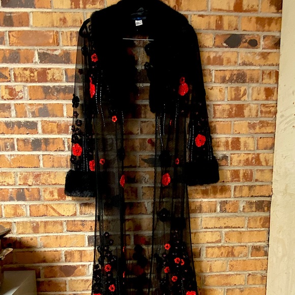 NWOT Sue Wong - Vintage Evening Cover -Up Duster - Picture 14 of 15